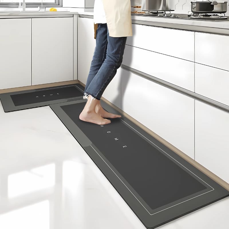 Tapis de cuisine antidérapant absorbant de première qualité